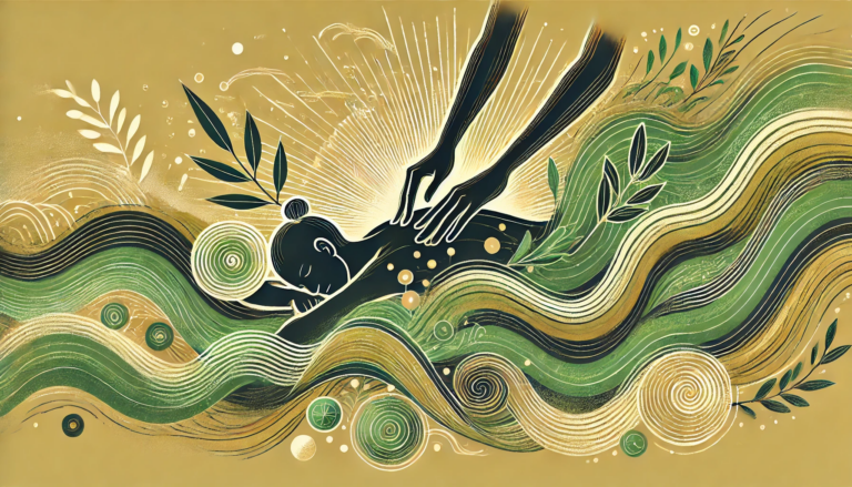 Kunstvolles Massage Bild